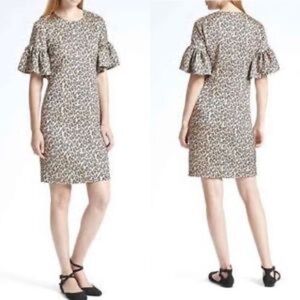 Banana Republic Leopard Cocktail Dress- Size 2- NWT